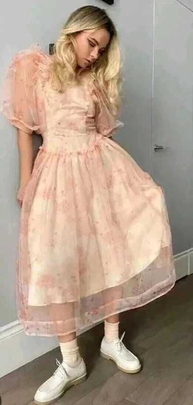 Simone Rocha x H&M peach fuzz nowa S / M / 38 / 36