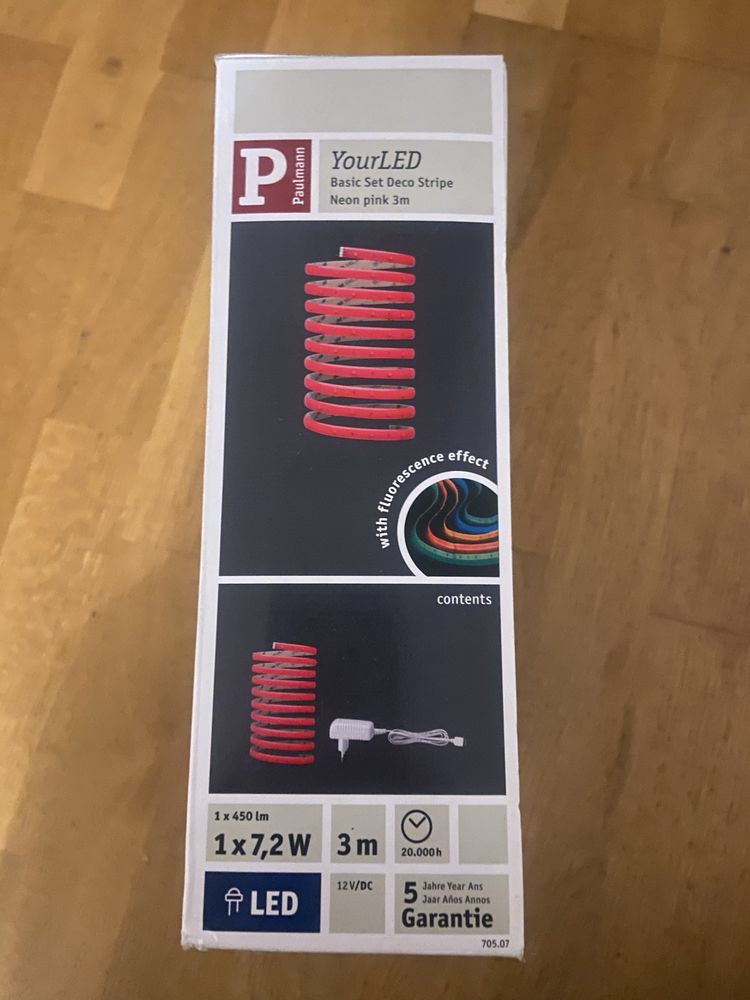 Paulmann 70505 - LED Taśma NEON 7,2W 3 m fioletowy