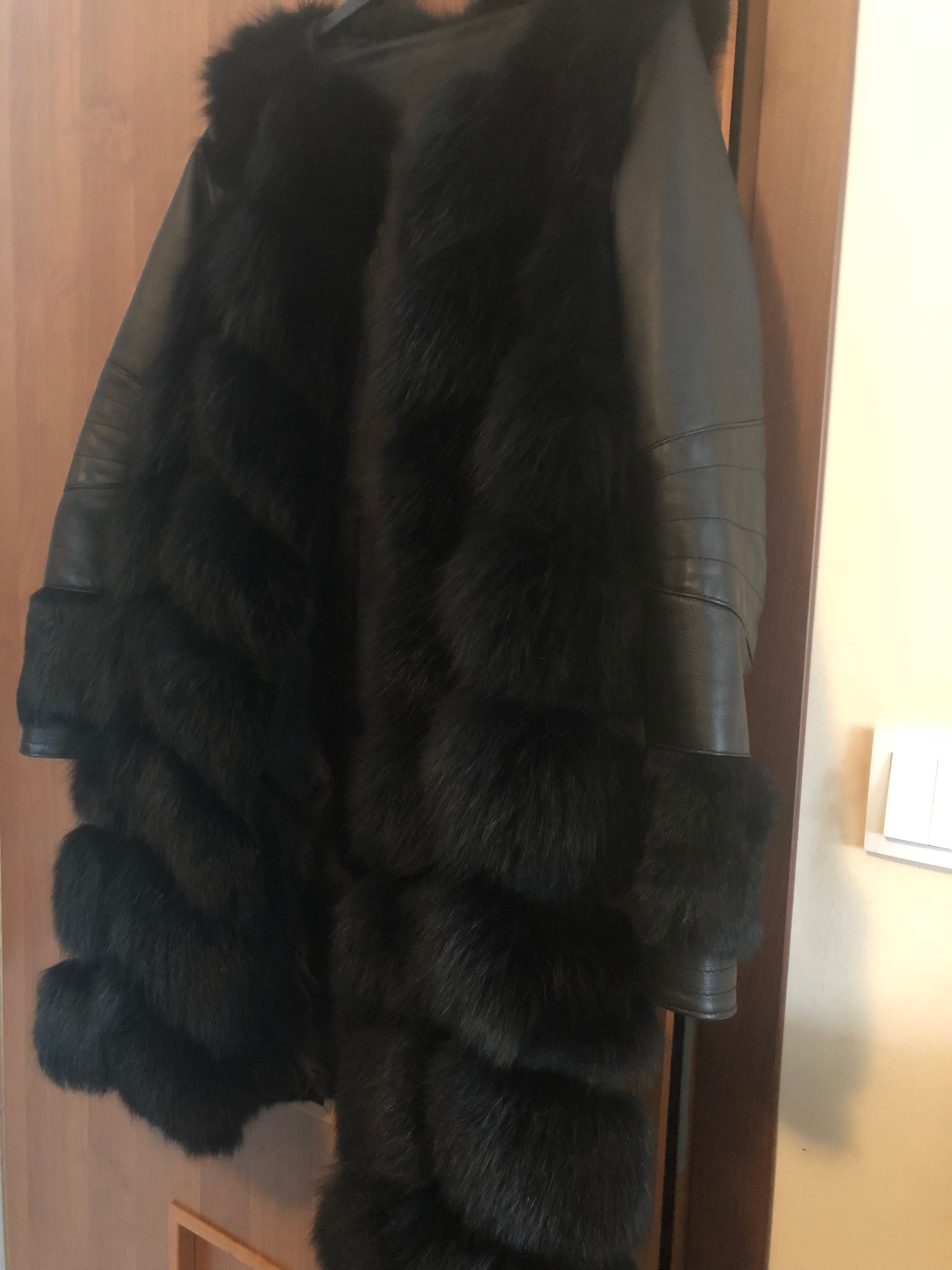 Kurtka lis naturalny M/L
