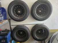 Komplet opon Dębica Passio 2 165/70R13 + felgi
