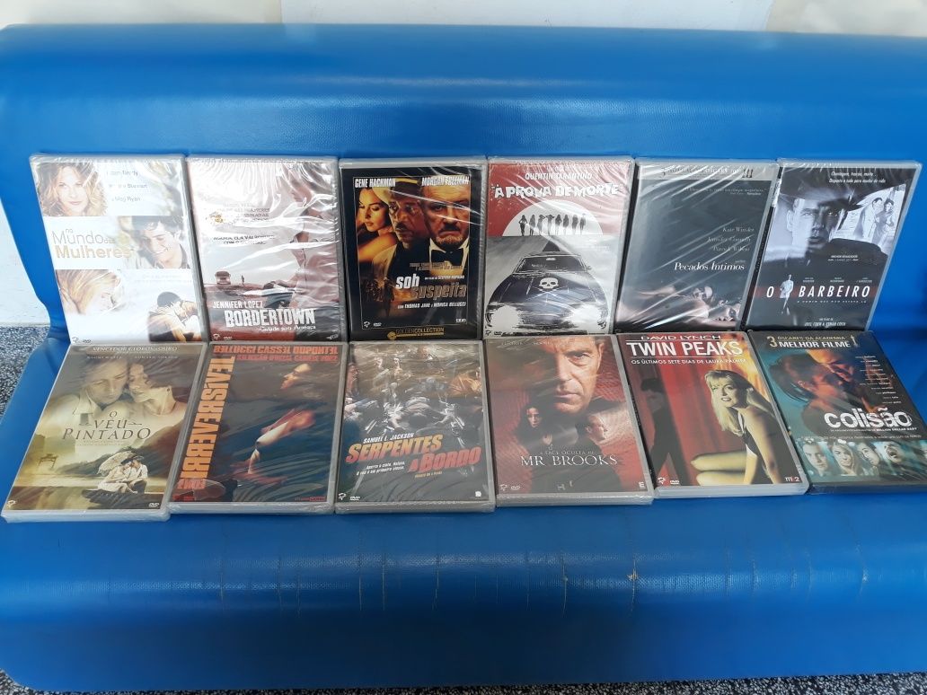 12 Filmes DVD ainda em caixa