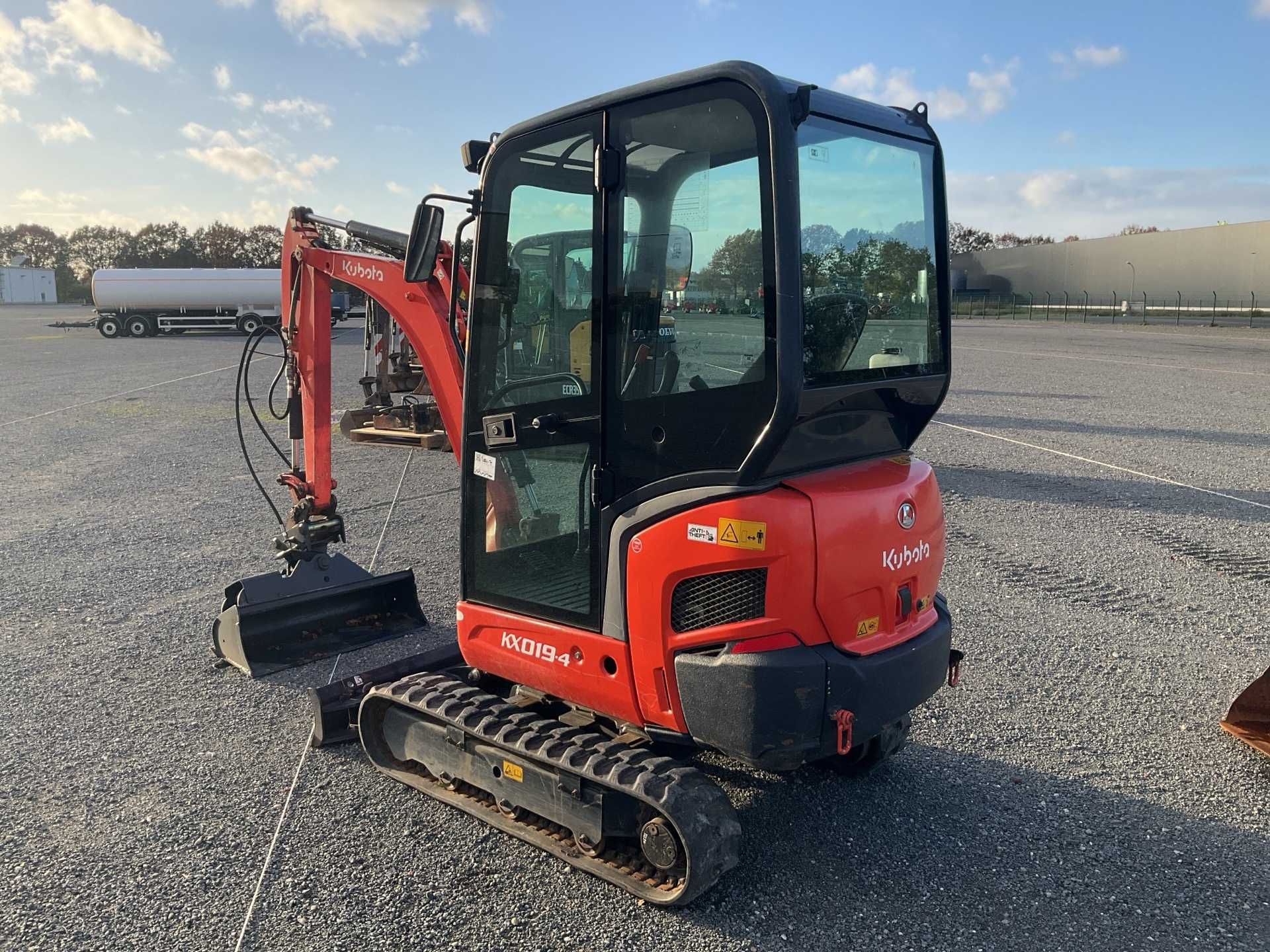 2018 Kubota KX019-4 mini giratória escavadora 1.9T