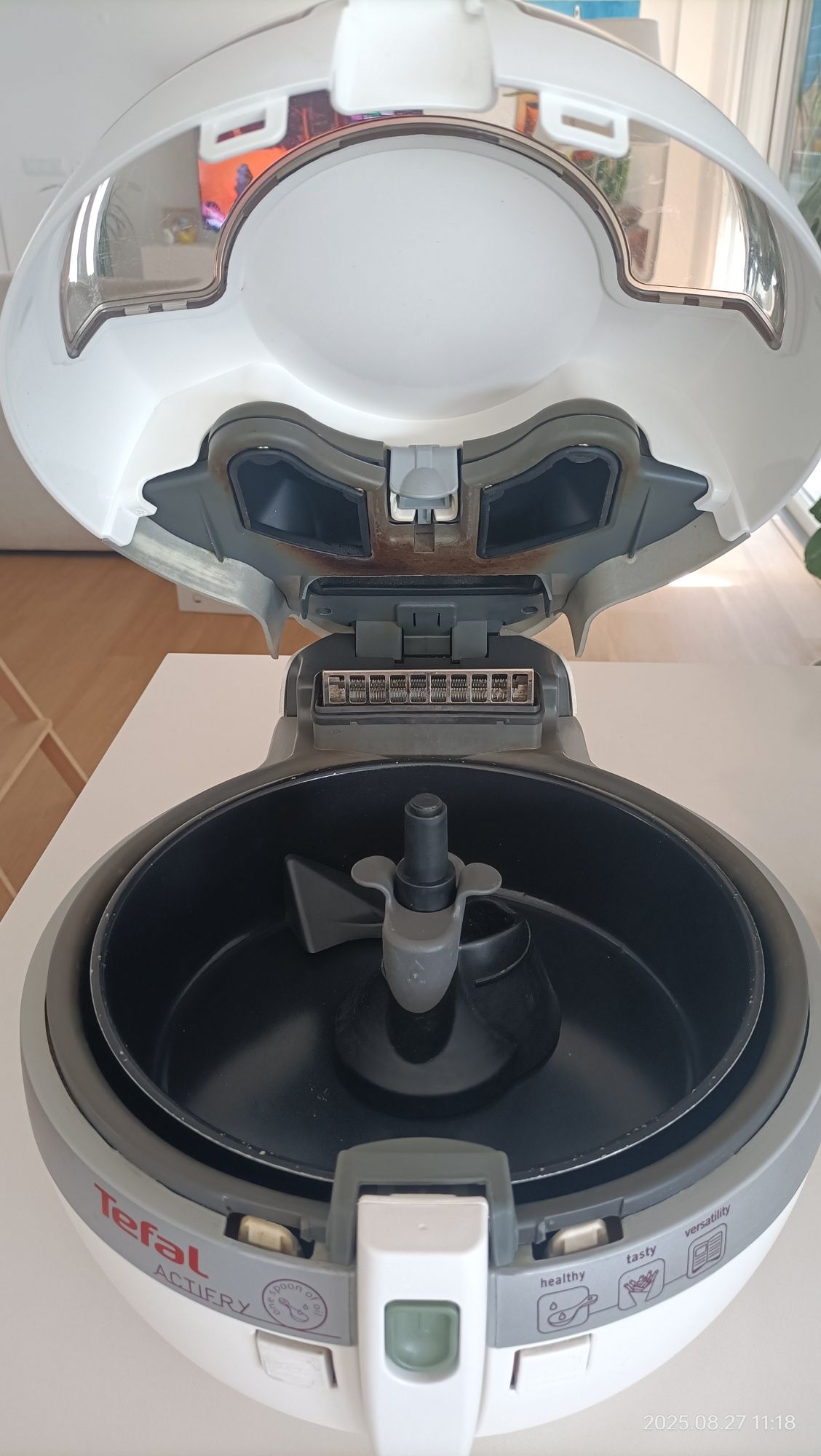 ActiFry Tefal – fritadeira sem óleo (cesto, tampa e filtro novos)