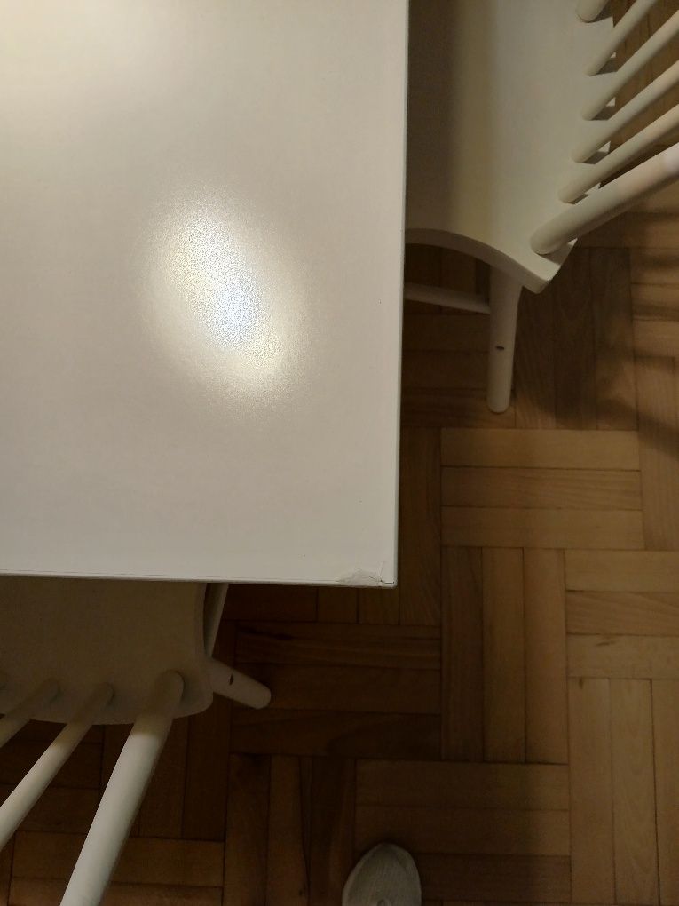 Ikea stół biały Liatorp+ krzesła Norraryd sprzedawane osobno