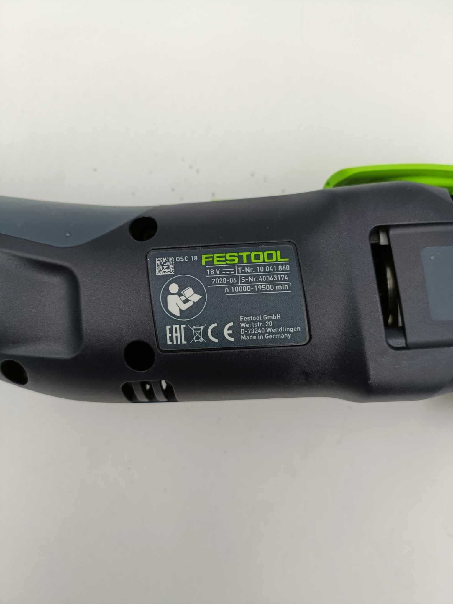 Akumulatorowe urządzenie wielofunkcyjne FESTOOL OSC 18