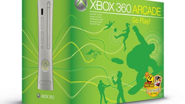 Xbox 360 arcade + 2 comandos + 3jogos