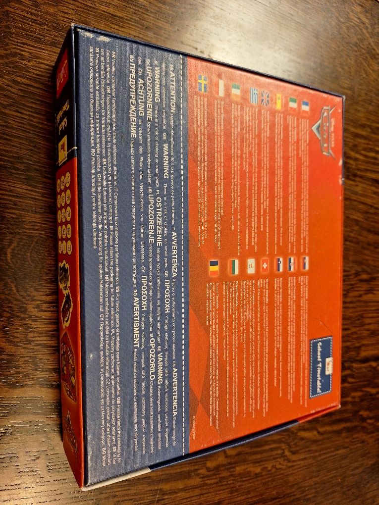 Plan lekcji angielski dla fanów Cars Disney School Timetable Trefl 3D