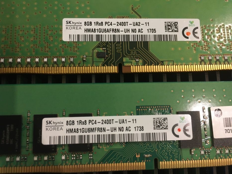 DDR4 8GB 2133 / 2400 / 2666 / 3200  mhZ DIMM Intel/AMD