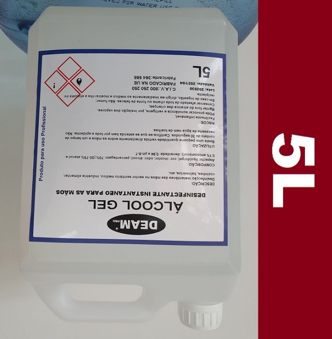 Álcool Gel 70% - 5L