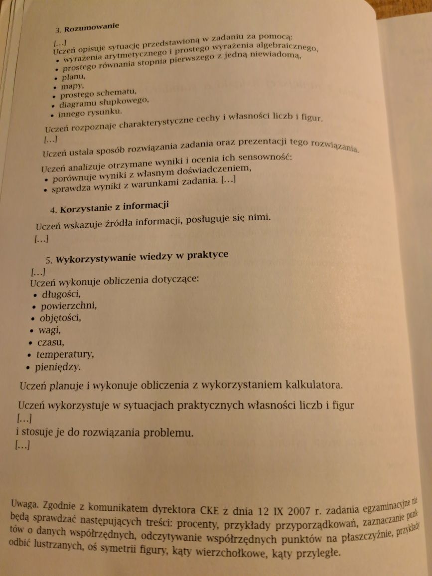 Matematyka Kalendarz szóstoklasisty