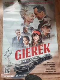 Plakat Filmowy "Gierek"autograf