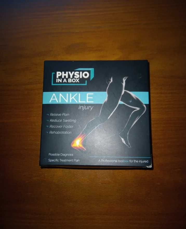 Caixa elásticos e adesivos para lesão do tornozelo Physio In A Box