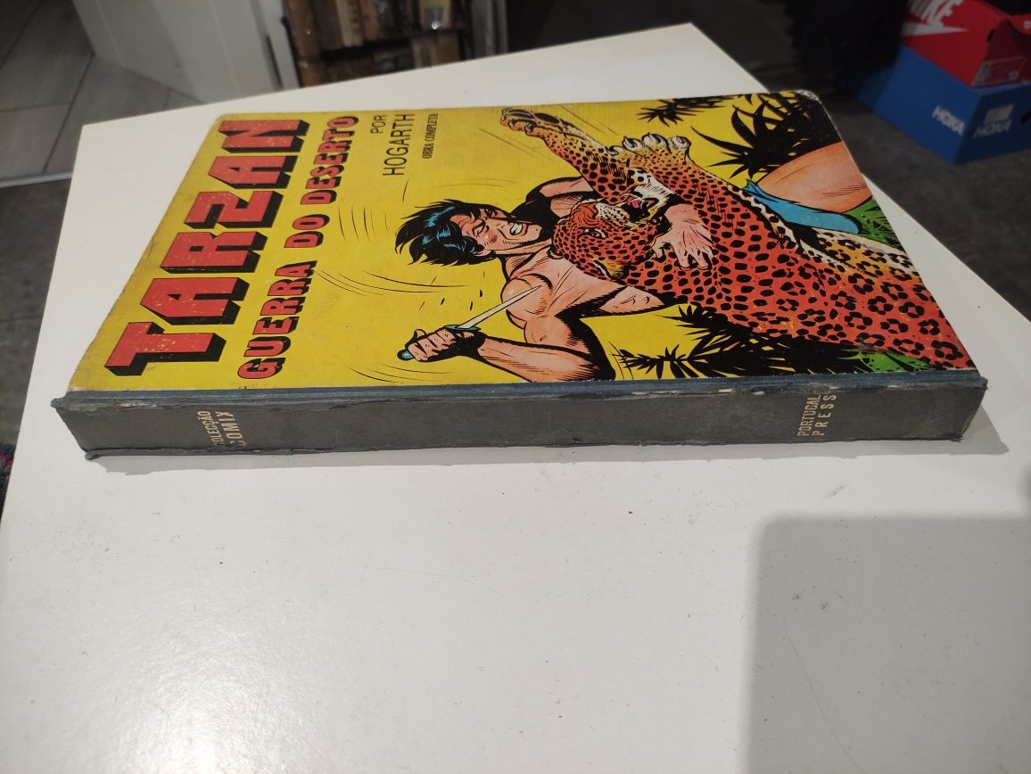 Livro Banda Desenhada Antiga Tarzan Guerra do Deserto ( RARO )