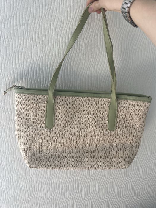 Сумка соломʼяна пляжна