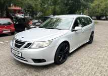 Saab 9-3 ładny polift Vector sprawny,  skóry, klima alu R19