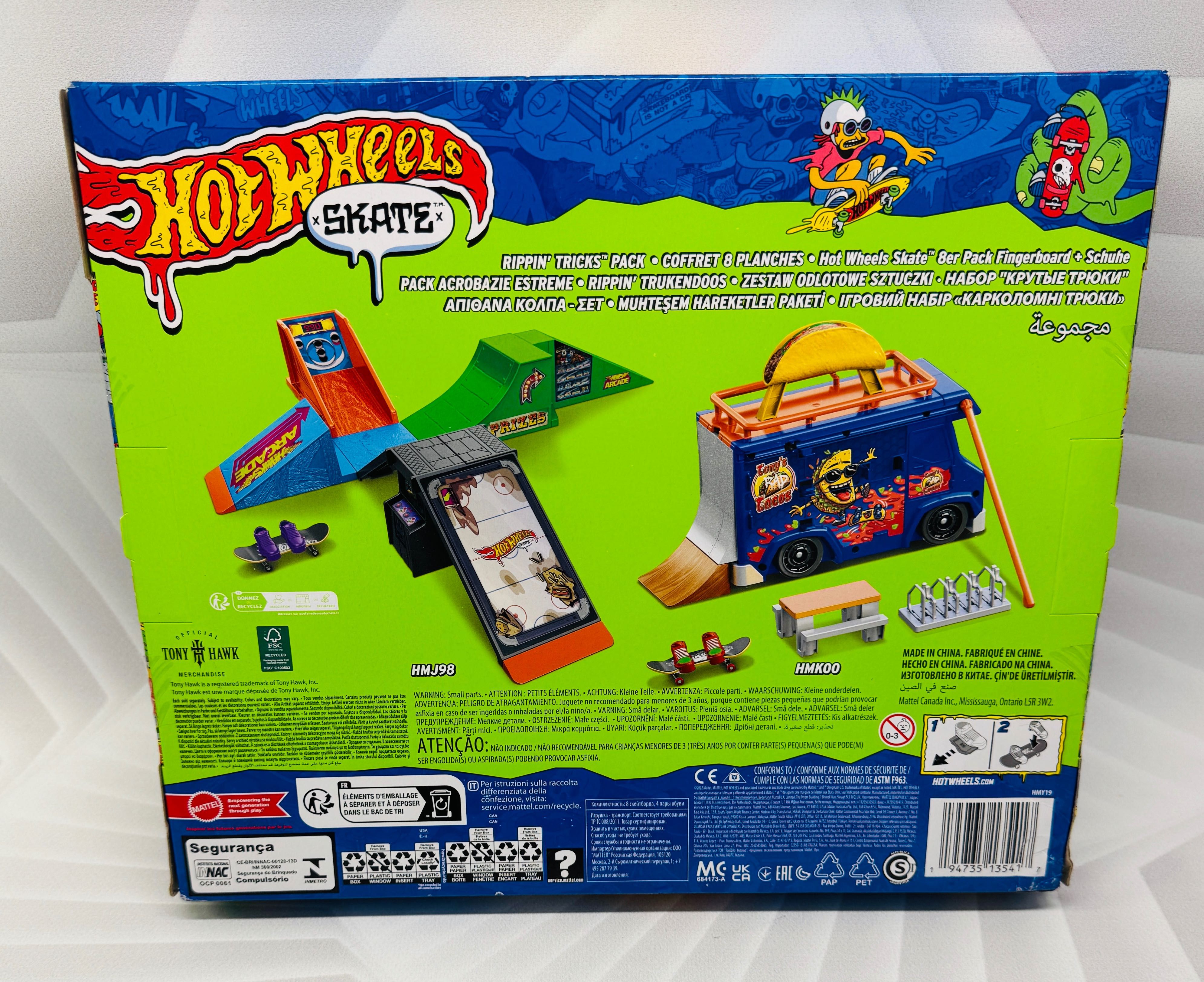 Набір скейтів і взуття Хот Вілс Hot Wheels 8 pack
