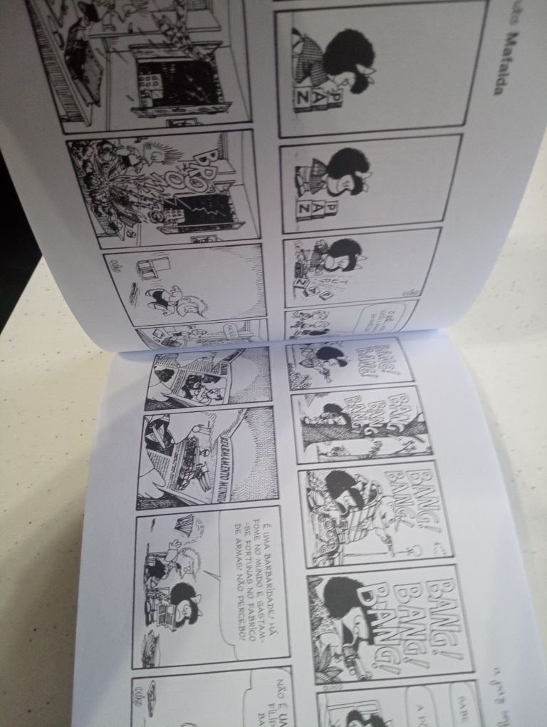 Livro "a paz segundo Mafalda"