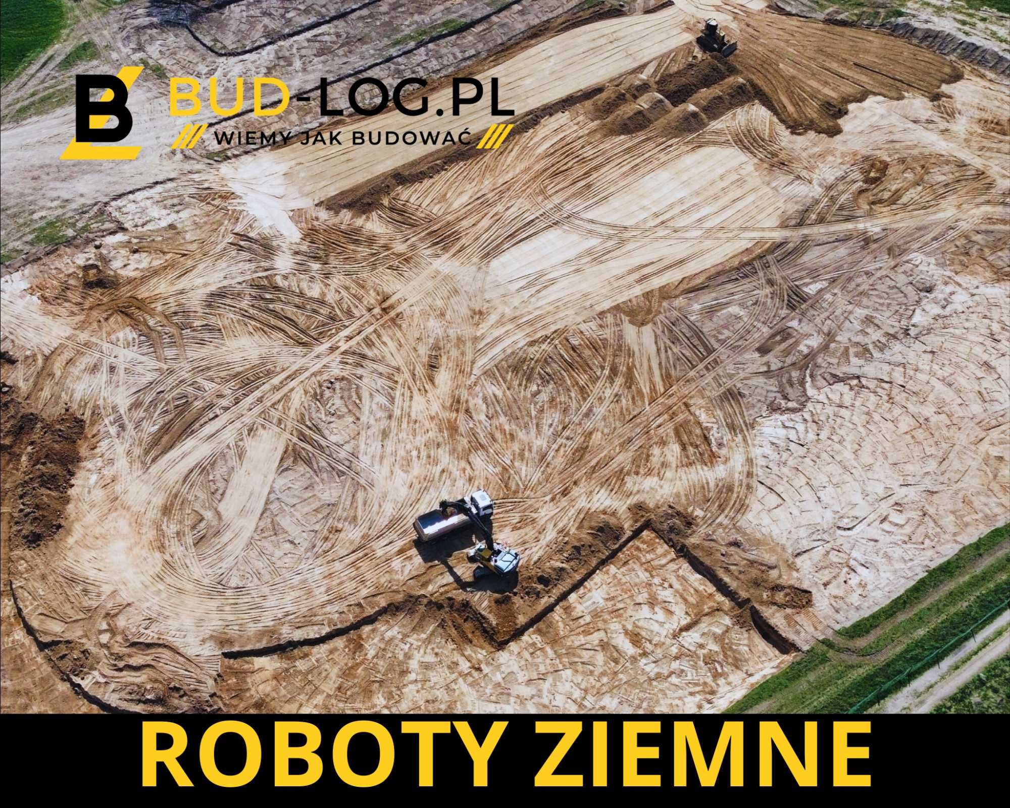 Roboty ziemne, wykopy, nasypy, wymiany, niwelacja