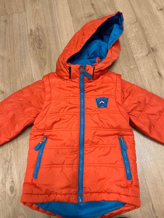 Kurtka 5-10-15 pomarańczowa chłopięca