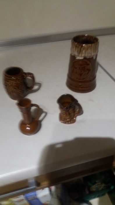 DZBANUSZKI Miniaturki ceramiczne. Kolekcja z lat 80