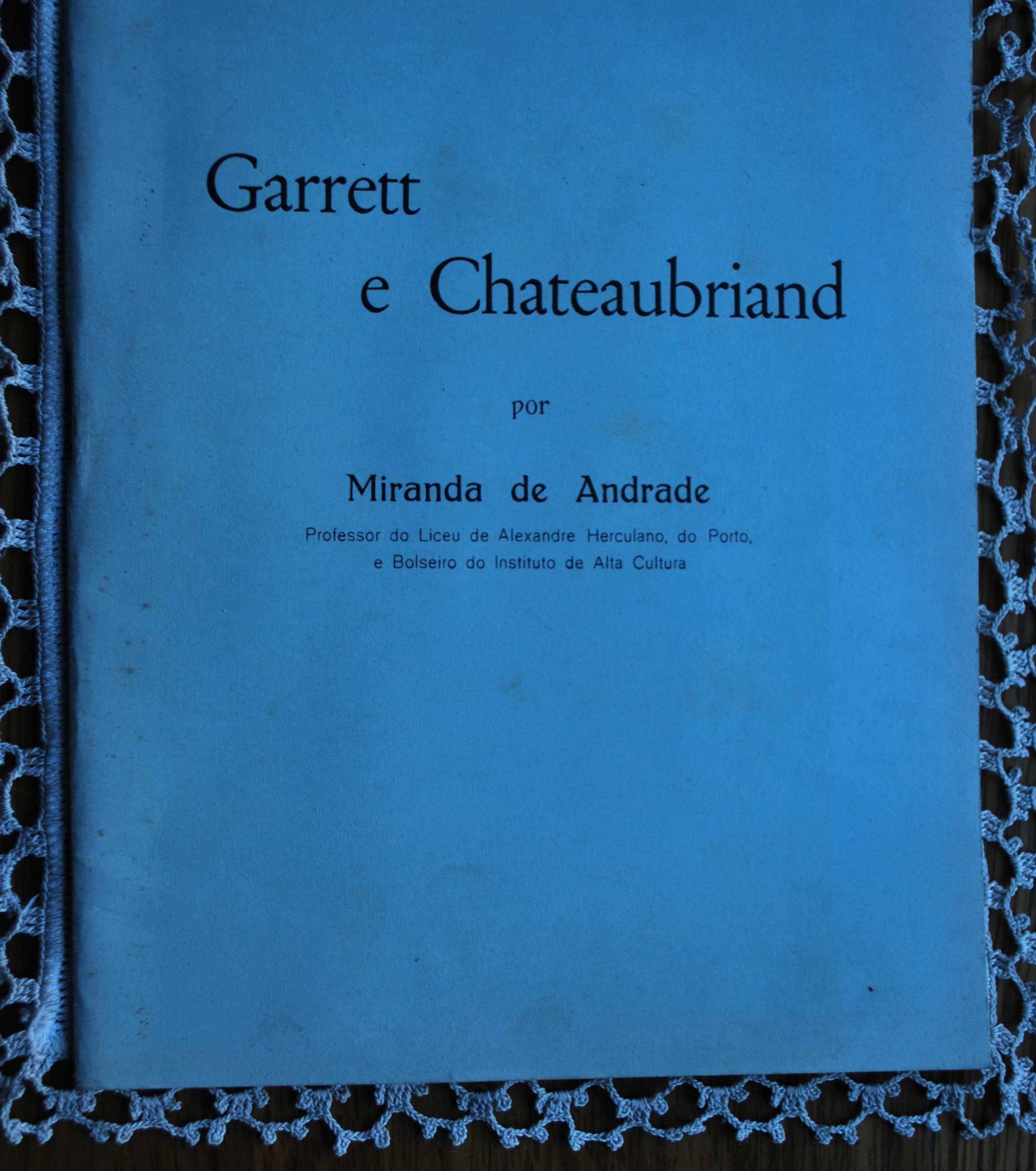 Garrett e Chateaubriand de Miranda de Andrade - Ano de Edição 1969