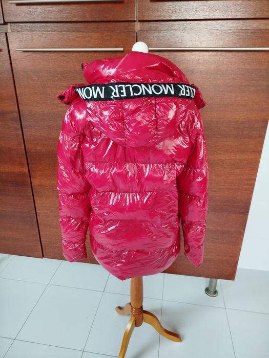 Kurtka Moncler r m model 11 czerwona połysk