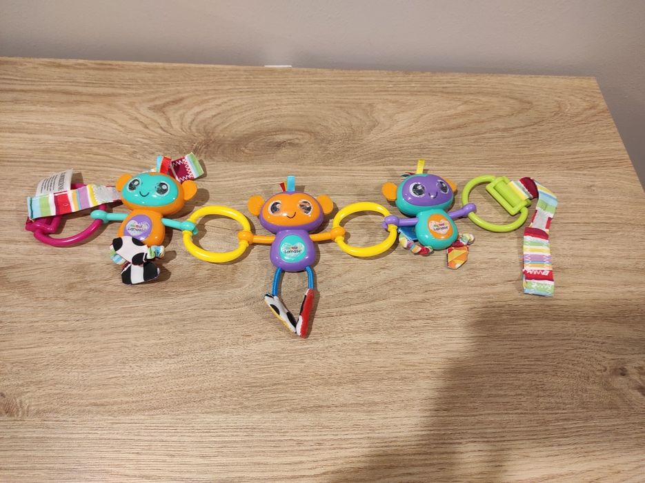 Tomy, Lamaze, wesołe małpki zawieszka do wózka + gratis