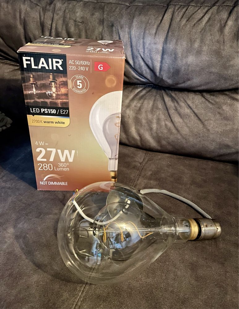 Lampa sufitowa loft żarowka Flair  LED PS150