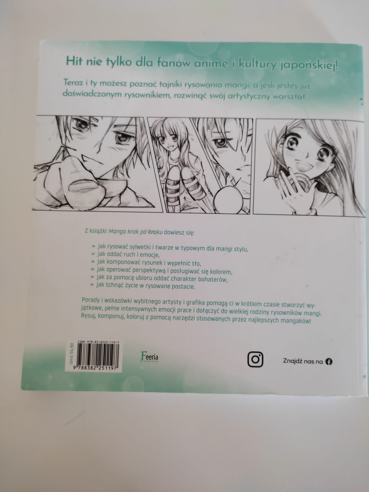 Manga step by step książka do nauki rysowania Manga