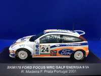 Miniatura 1/43 Ford Focus WRC Rui Madeira R. Portugal 2001