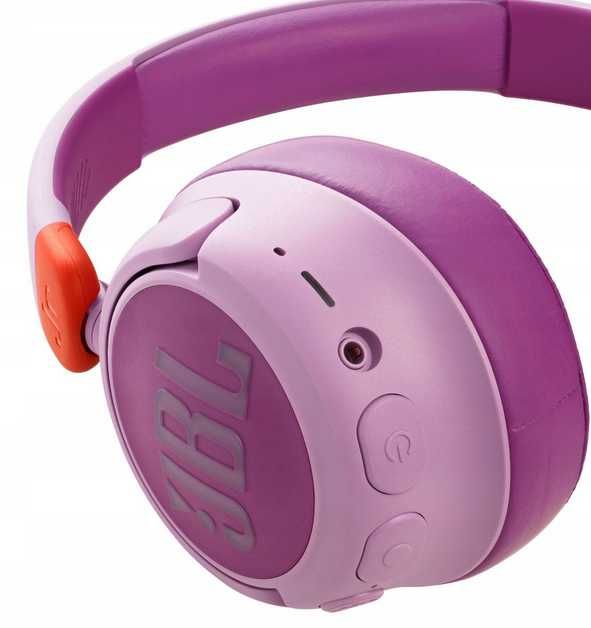 JBL JR 460NC Bezprzewodowe słuchawki dla dzieci różowe NOWE