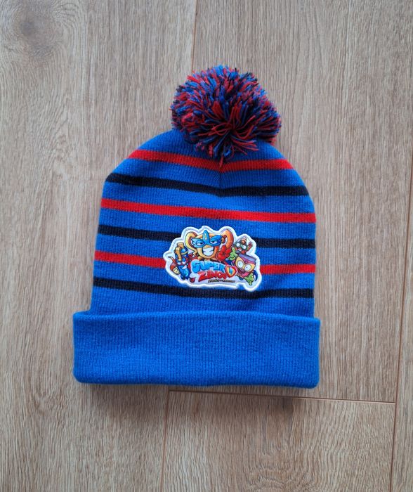 Nowa niebieska czapka chłopięca Super Zings rozmiar 52