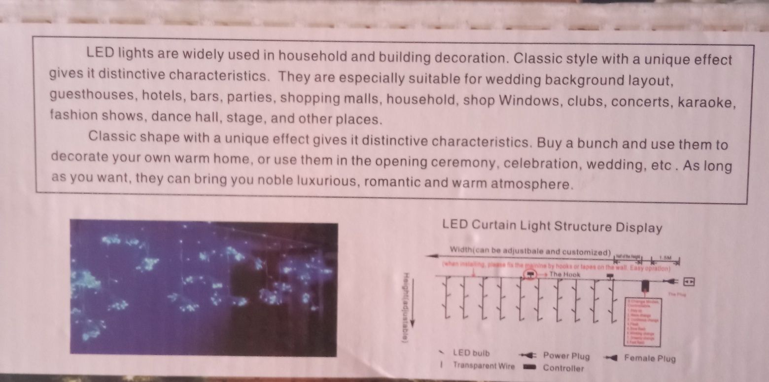 Герлянди Led нові