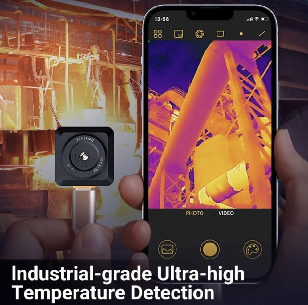 Тепловізор infiray t2s plus lighting. Iphone 15-16