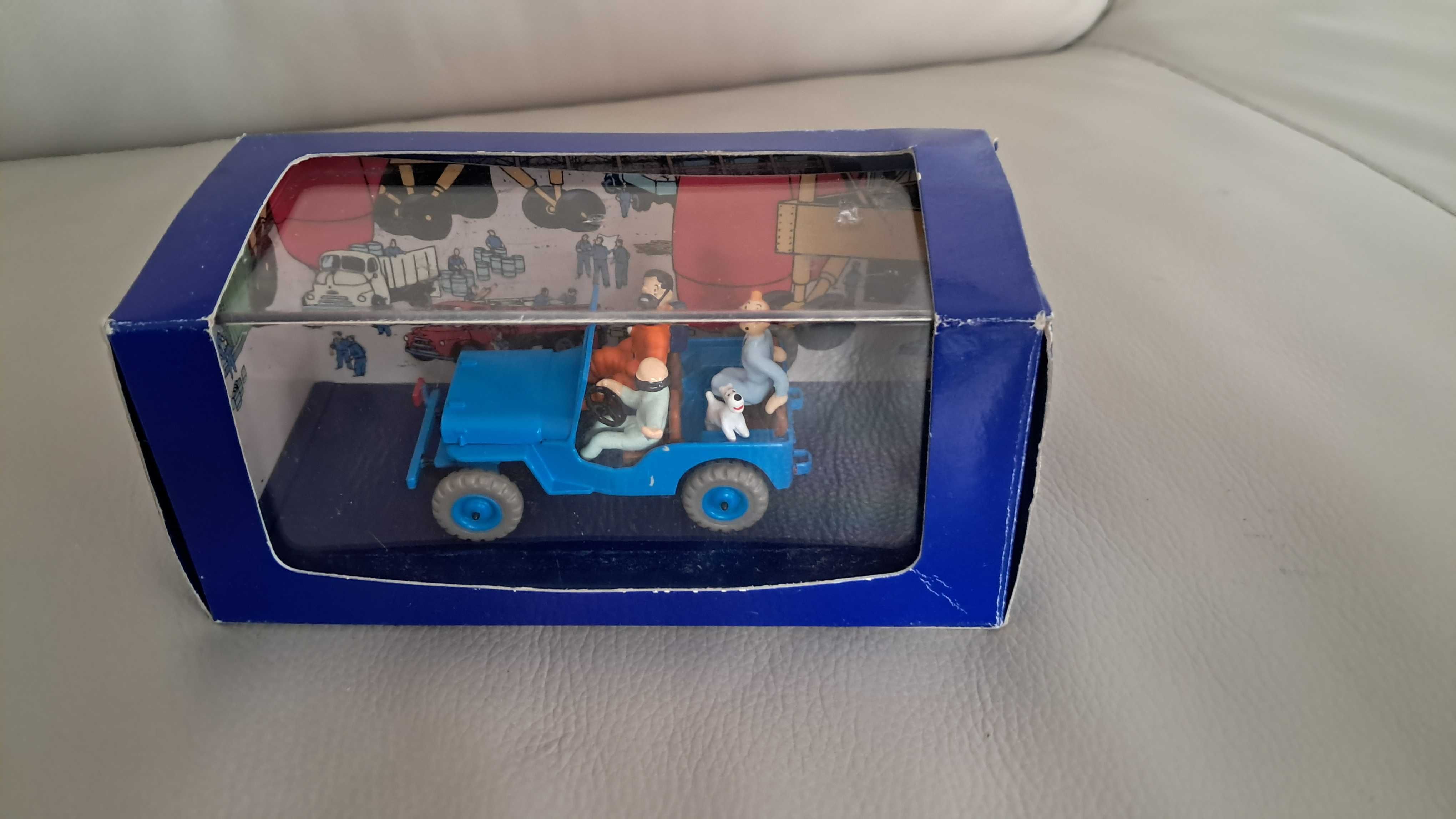 Tintin – Jeep azul 1946 – n.º 1 “Objectif Lune” – escala 1/43