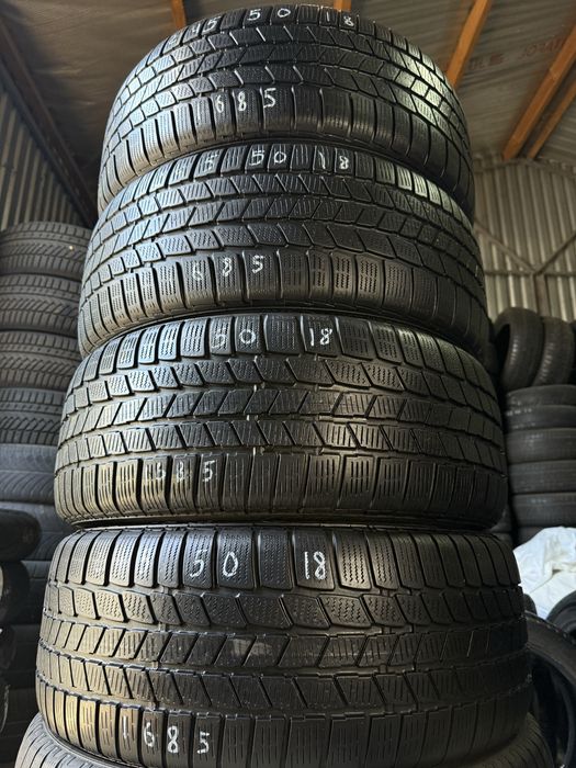 245/50/18 Continental комплект зима склад резина б/у шини