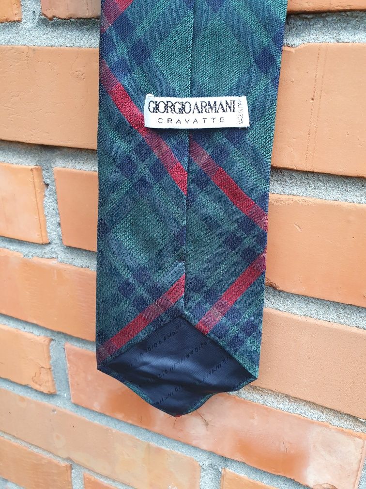 Krawat 100% jedwab Giorgio Armani