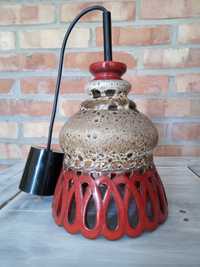 Ceramiczna lampa wisząca vintage