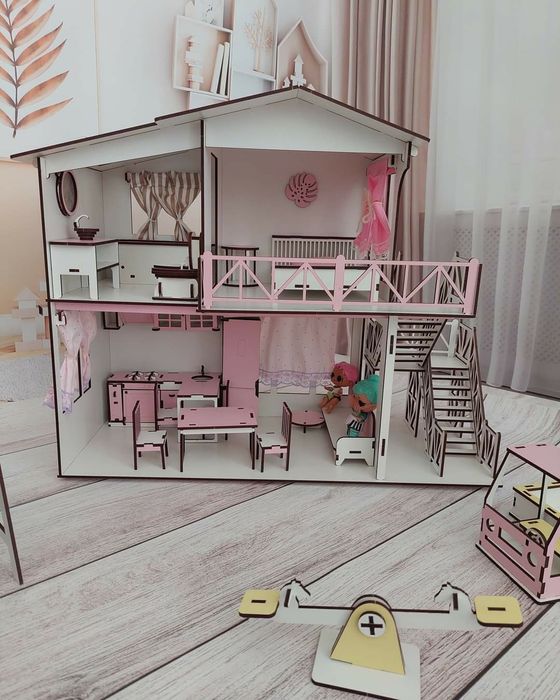 Ляльковий будинок для лол з меблями