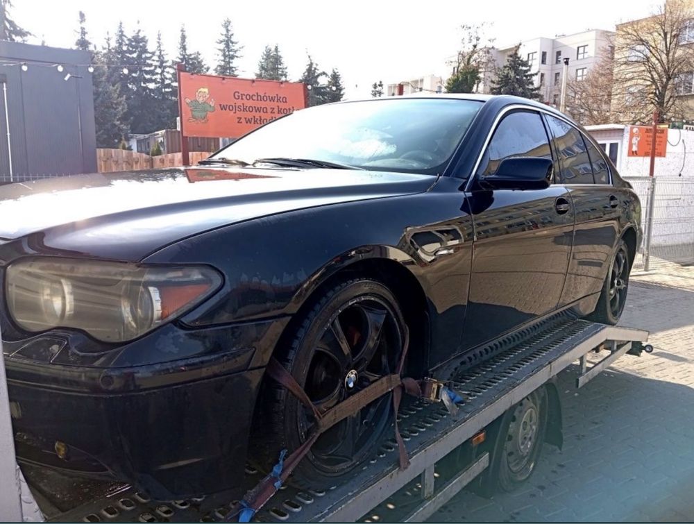Bmw e65 przedlift 4.4 745i Blacksapphire 475 wszystkie części