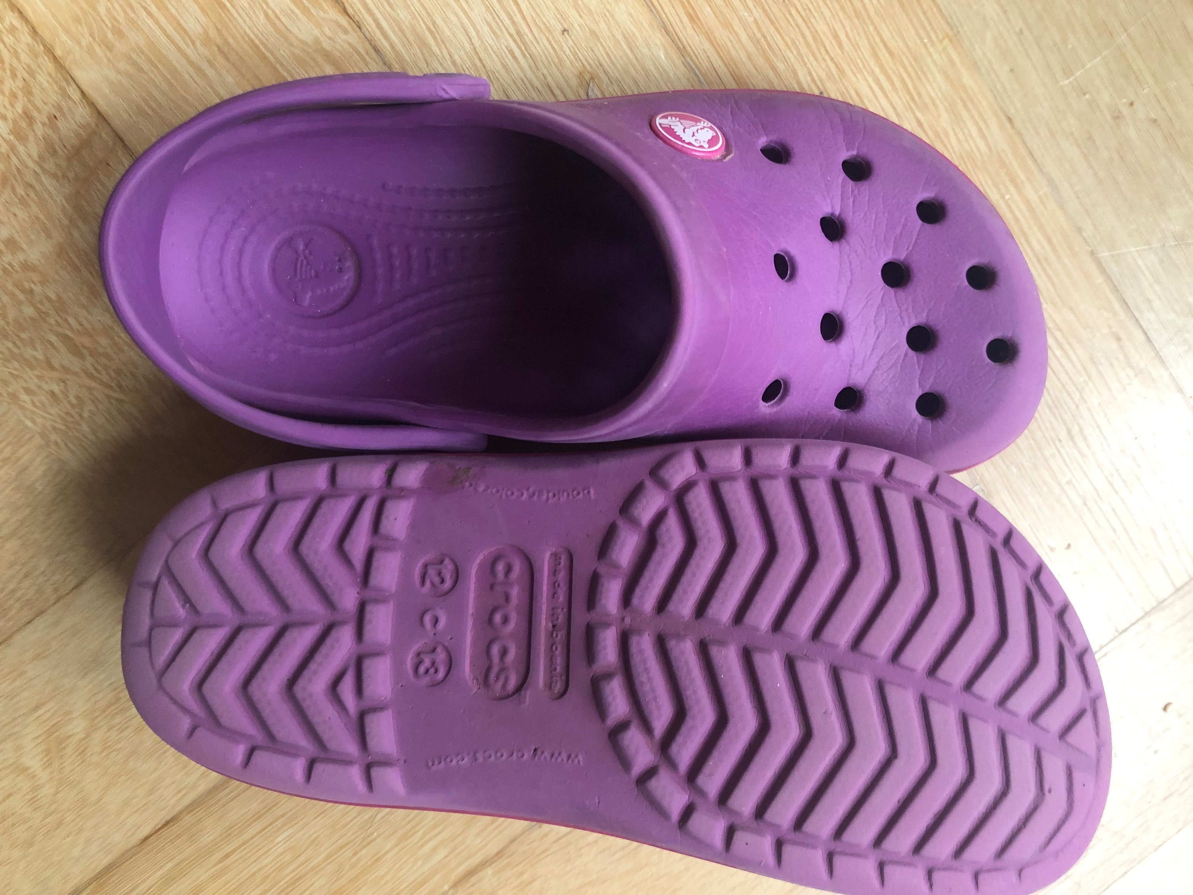 CROCSY * fiolet * roz. 29 / 30