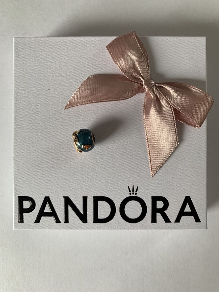 Charms Pandora Lśniące fale i ryby rose gold