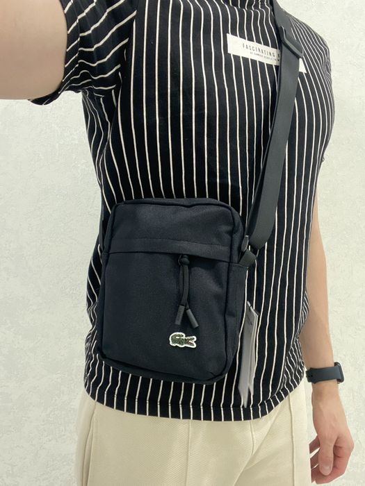 Lacoste сумка через плече чоловіча та жіноча барсетка лакост