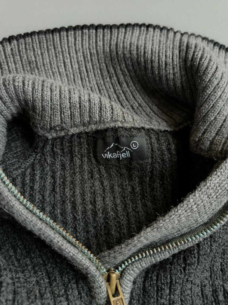 Vikafjell golf 100% wełna rozmiar szczupłe L