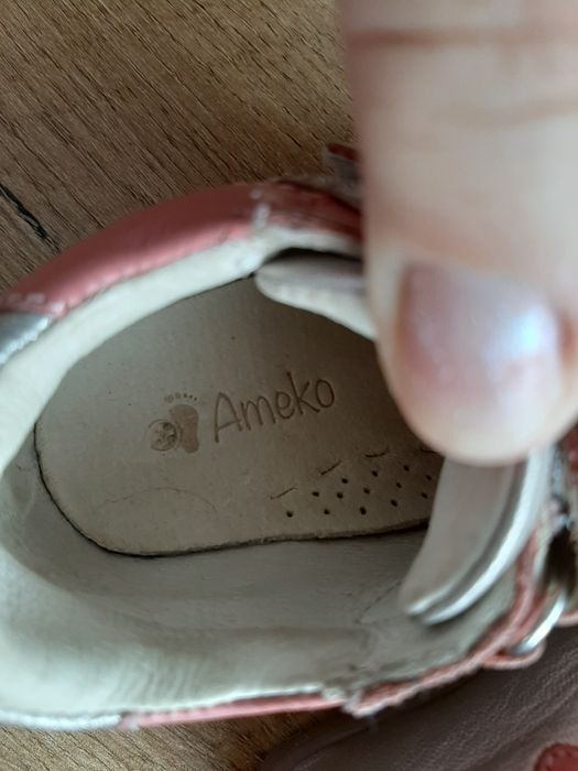 Buty kozaki trzewiki 20 Ameko skórzane skóra