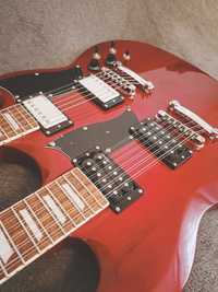 Harley Benton DC Custom 612 gitara elektryczna 12 strunowa dwugryfowa