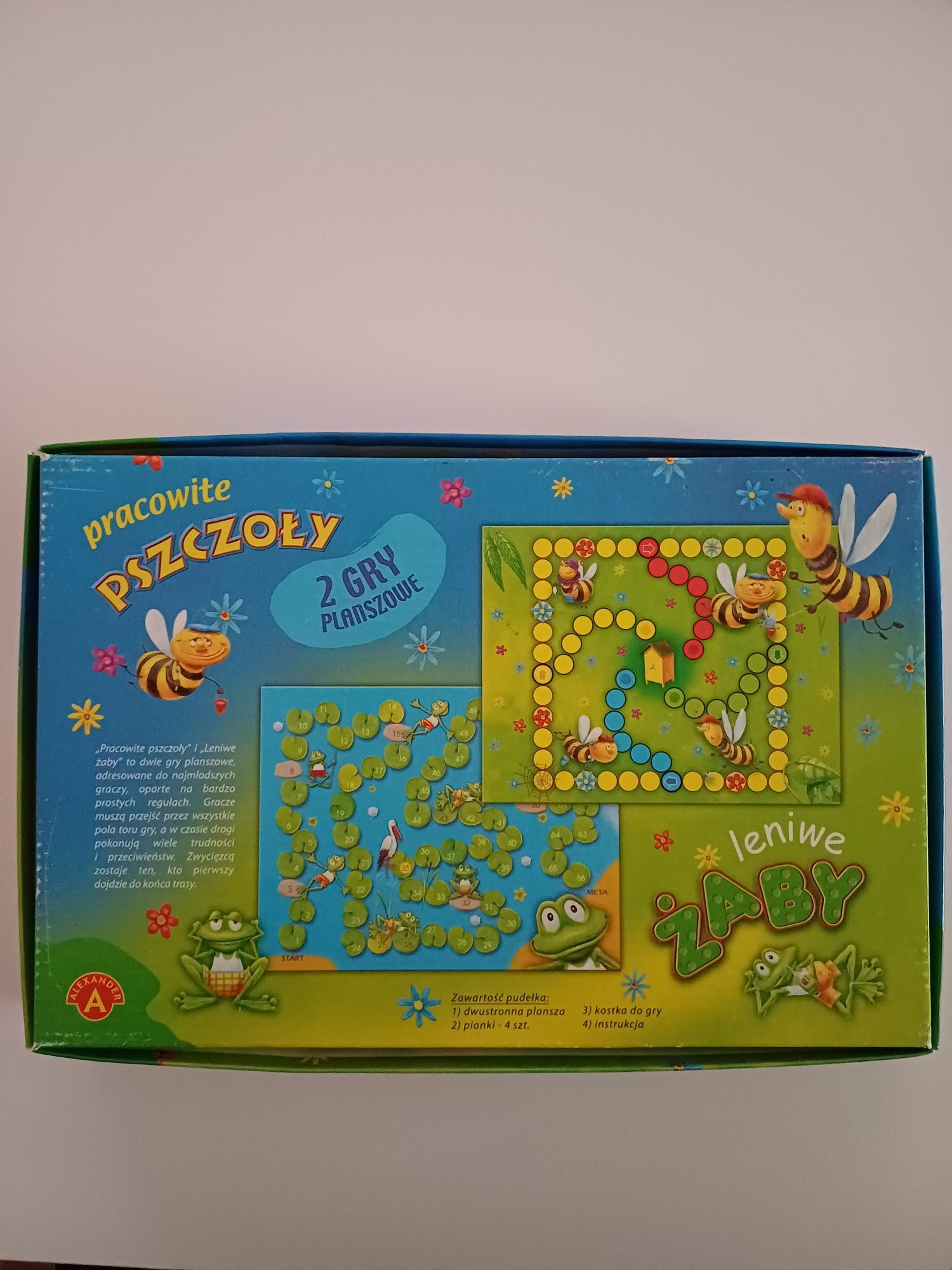 Gra 2 w 1 Pracowite pszczoły oraz Leniwe żaby