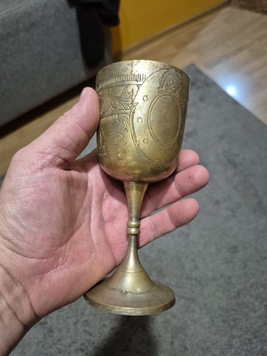 Kielich mszalny  stary mosięrzny