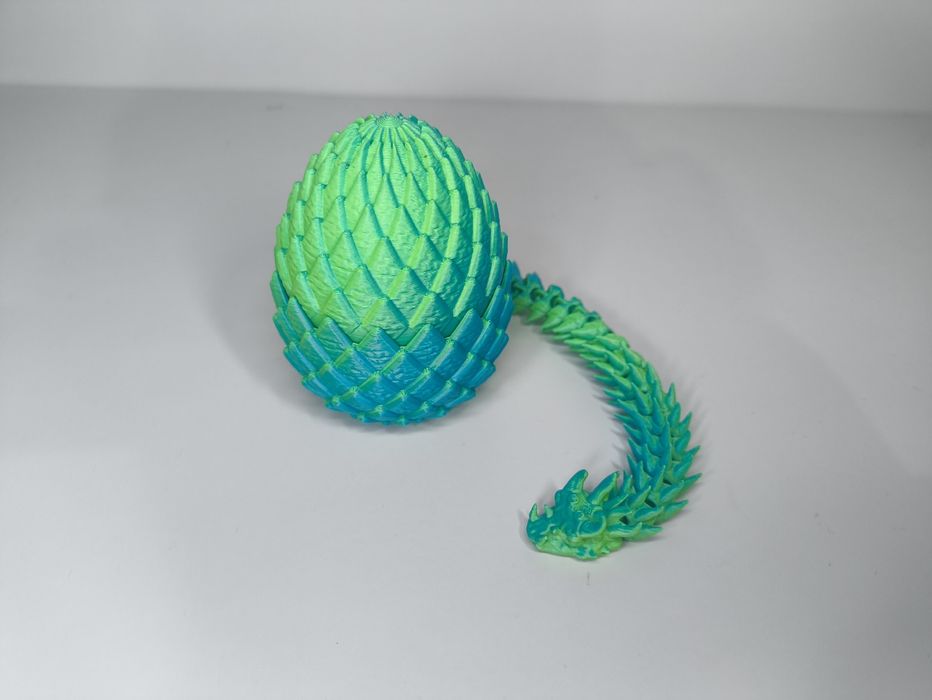 Smok z jajkiem 3D