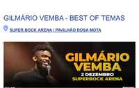 2 bilhetes Gilmário Vemba no Superbock Arena Porto